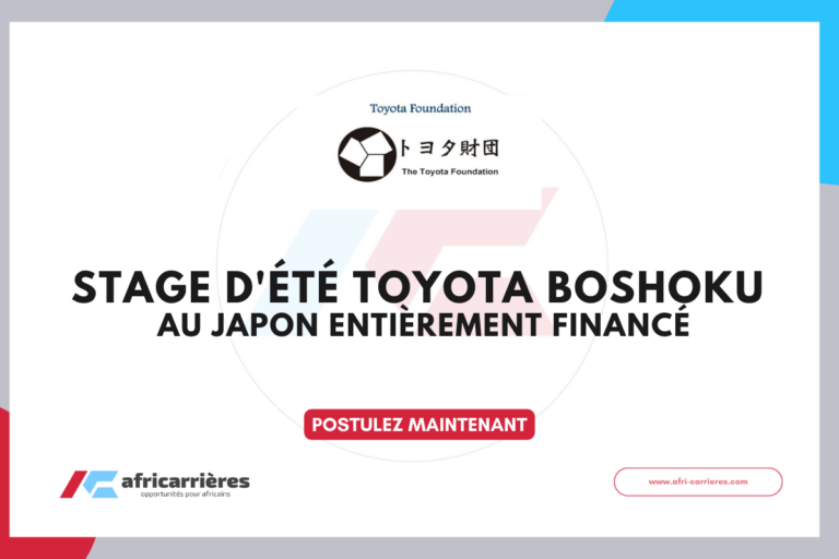 Toyota Boshoku Summer Internship 2026 au Japon