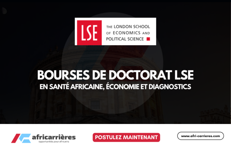 Bourses de doctorat LSE 2026 en santé africaine, économie et diagnostics