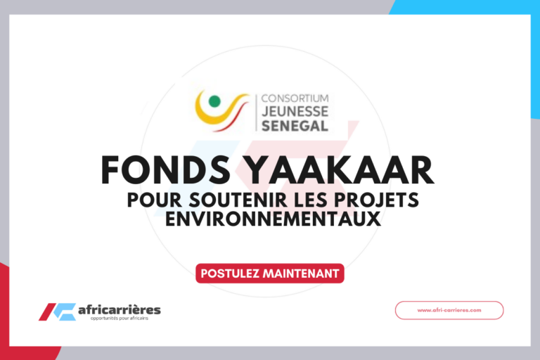Fonds Yaakaar 2026 pour soutenir les projets environnementaux
