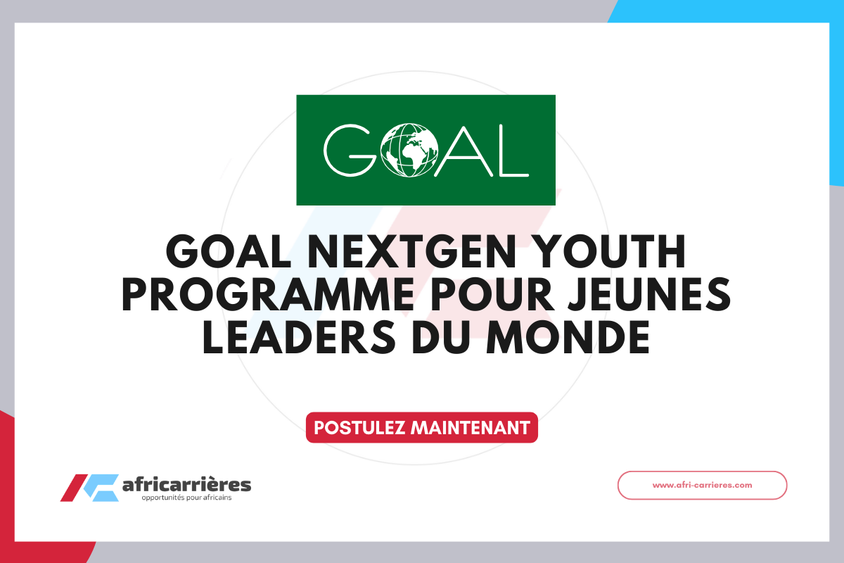 GOAL NextGen Youth Programme 2026 jeunes leaders du monde