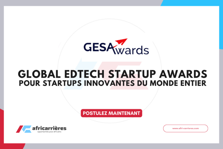 Global EdTech Startup Awards pour startups innovantes du monde entier