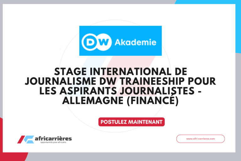 Programme DW Traineeship 2027-2028 pour journalistes aspirants