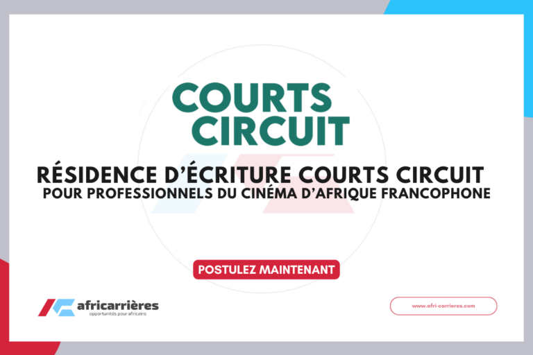 Résidence d’écriture Courts Circuit pour professionnels du cinéma d’afrique francophone