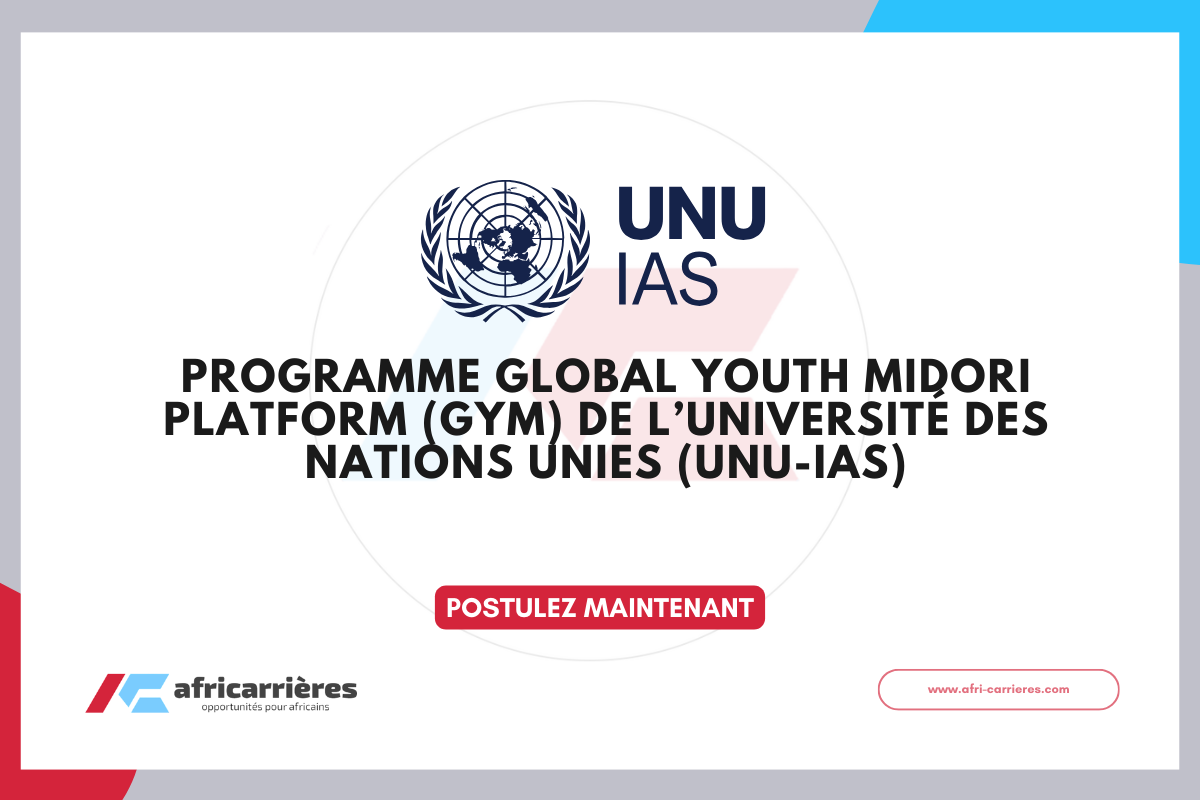 programme Global Youth MIDORI Platform (GYM) de l’Université des Nations Unies (UNU-IAS)