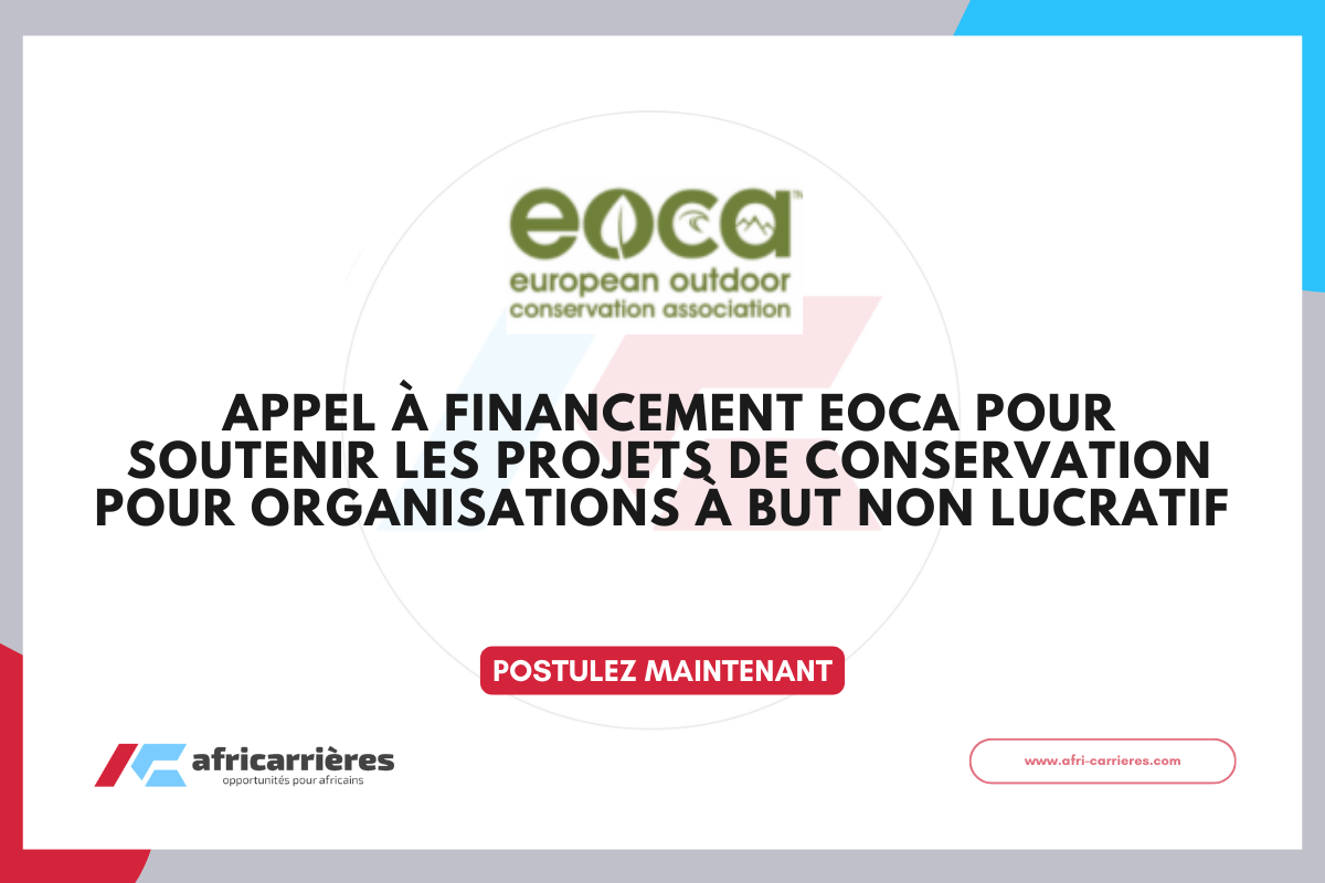 Appel à financement EOCA 2026 : soutenez vos projets de conservation pour organisations à but non lucratif 
