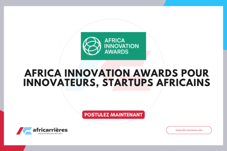 Africa Innovation Awards 2026 pour innovateurs, startups africains à Dakar