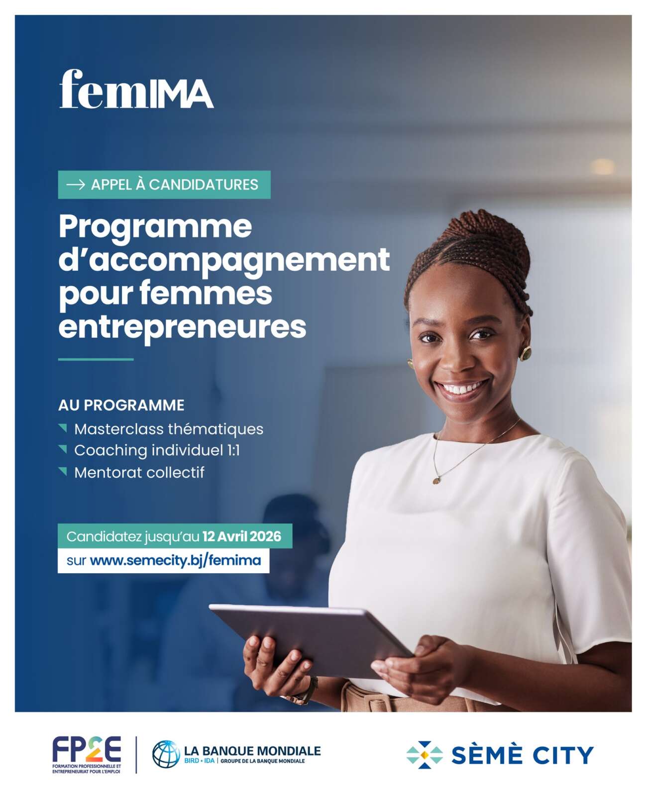 Programme Fem’IMA 2026 pour femmes entrepreneures