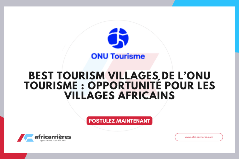Best Tourism Villages 2026 Opportunité pour les villages africains