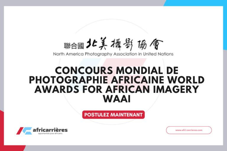 Concours Mondial de Photographie Africaine World Awards for African Imagery WAAI 2026