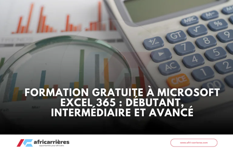 Formation gratuite à Microsoft Excel 365 : Débutant, Intermédiaire et Avancé 6 Formation gratuite à Microsoft Excel 365 Débutant, Intermédiaire et Avancé