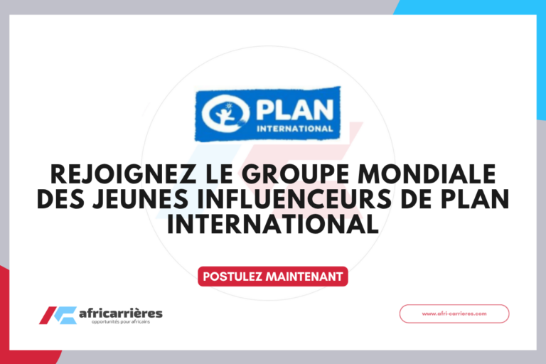 Global Young Influencer Group 2026 du Plan International