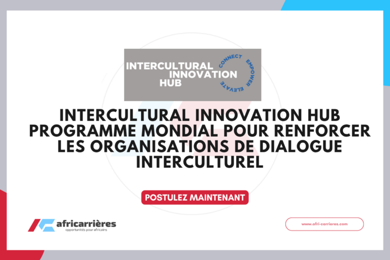 Intercultural Innovation Hub 2026 Programme mondial pour renforcer les organisations de dialogue interculturel
