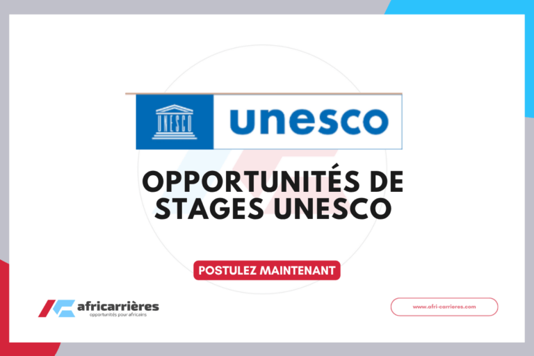 Opportunités de stages UNESCO 2026 - Appel à candidatures