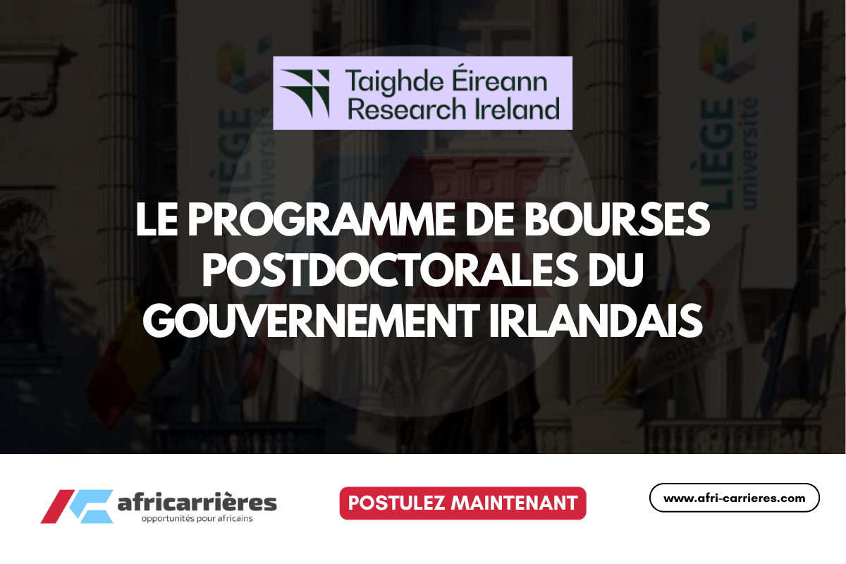 Programme de bourses postdoctorales du gouvernement d’Irlande 2026 pour étudiants étrangers