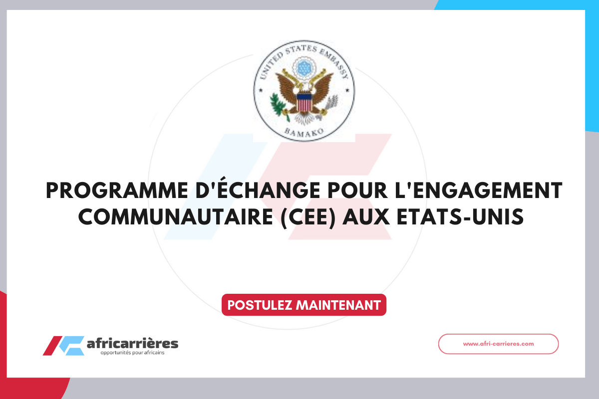 Programme d'Échange pour l'Engagement Communautaire (CEE) aux Etats-Unis 2025
