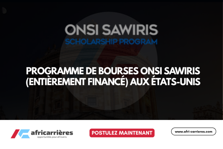 Programme de bourses Onsi Sawiris 2027 (Entièrement financé) au Etat-Unies