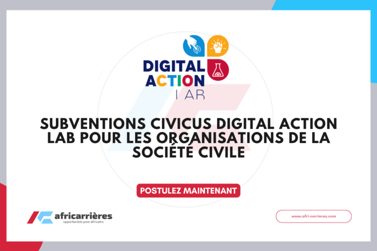 Subventions CIVICUS Digital Action Lab pour les organisations de la société civile