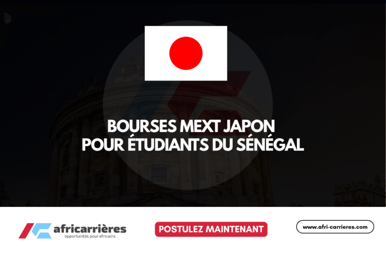 Bourses MEXT Japon Sénégal 2026 pour étudiants sénégalais