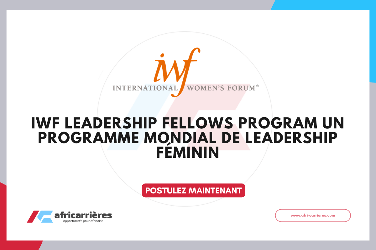 IWF Leadership Fellows Program 2026-2027 programme mondial de leadership féminin