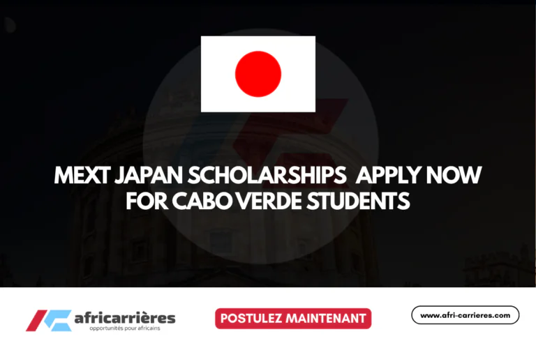 Mext scholarship japan cabo verde 2026 Apply Now for Students