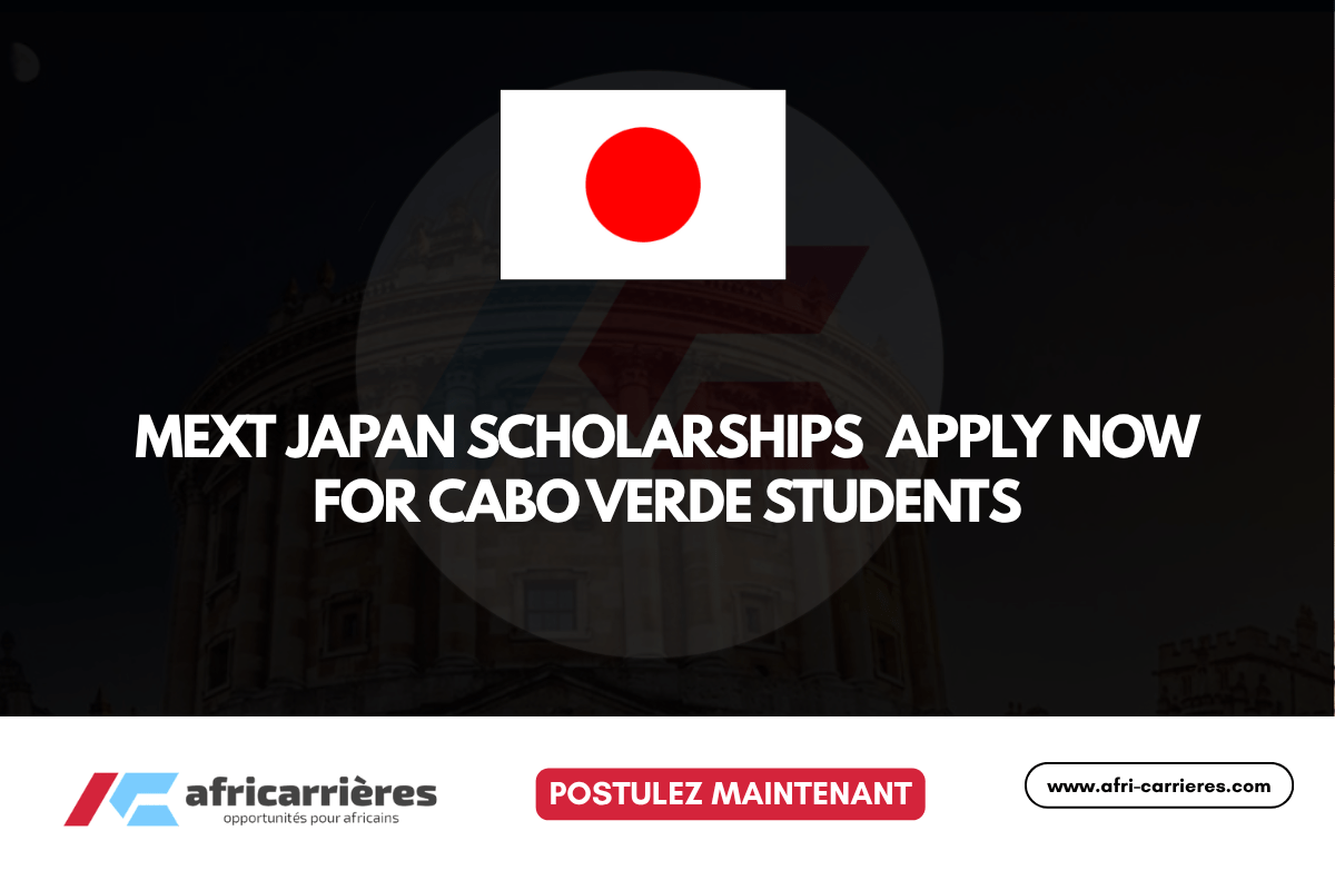 Mext scholarship japan cabo verde 2026 Apply Now for Students