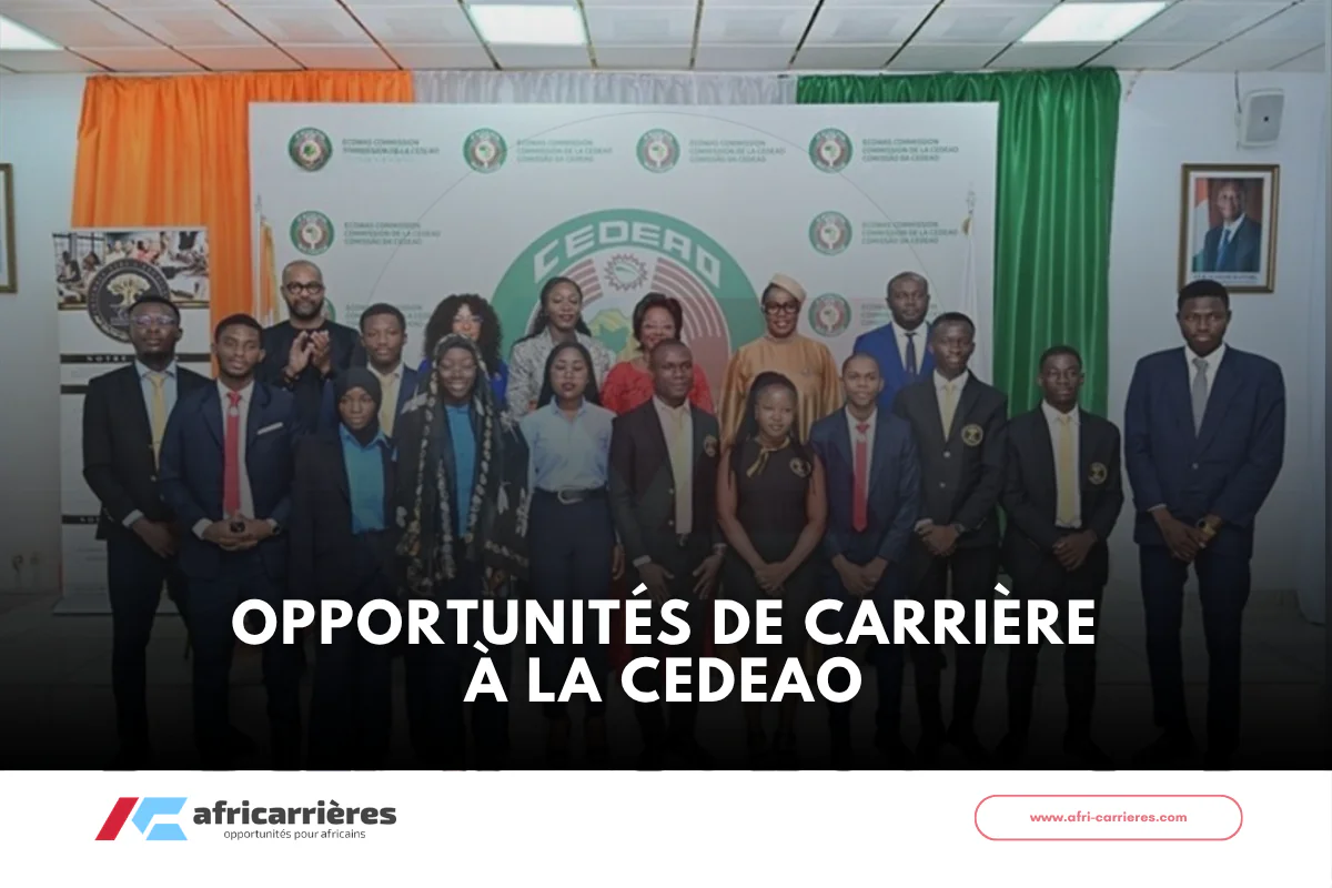 Opportunités de carrière à la CEDEAO (15 postes ouverts)