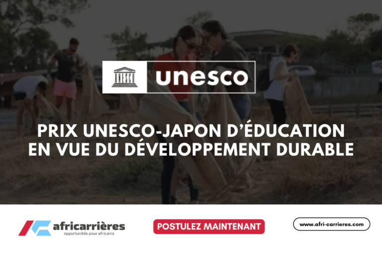 Prix UNESCO-Japon d’éducation en vue du développement durable 2025 6 Prix UNESCO-Japon d’éducation en vue du développement durable