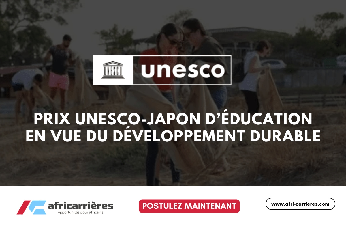 Prix UNESCO-Japon d’éducation en vue du développement durable