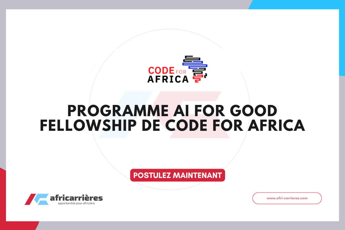 Programme AI for Good Fellowship 2026 de Code for Africa