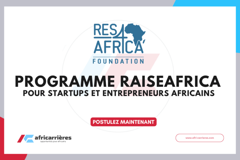 Programme RAISEAfrica 2026 pour startups et entrepreneurs africains