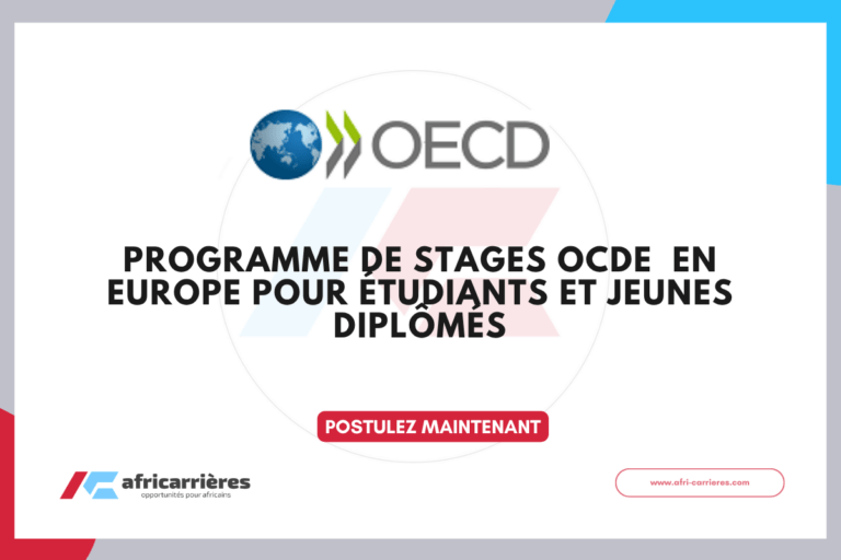 Programme de Stages OCDE en Europe pour étudiants et jeunes diplômés 2026