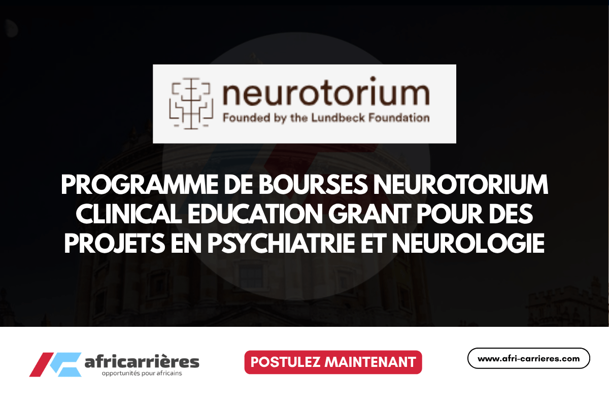Programme de bourses Neurotorium Clinical Education Grant pour des projets en psychiatrie et neurologie 2026