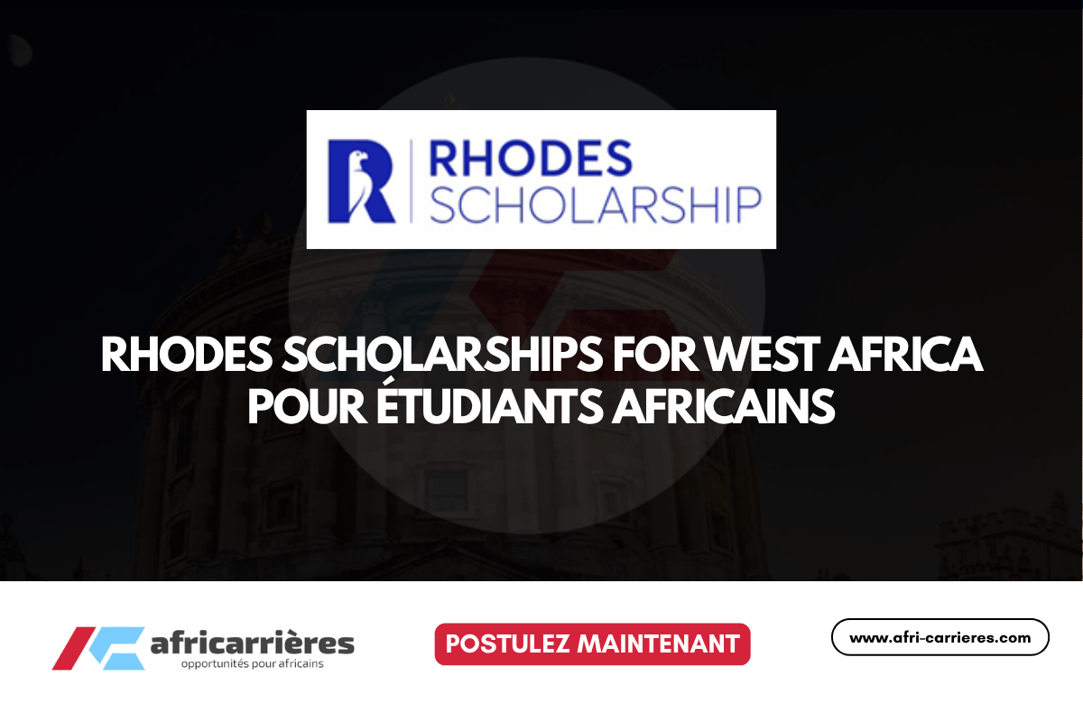 Rhodes Scholarships for West Africa 2026 pour étudiants africains