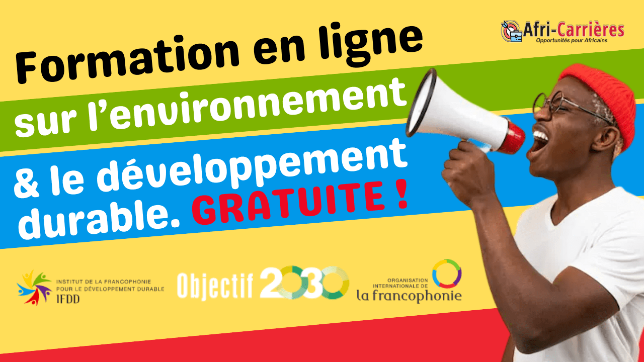 Vidéo : Inscription étape par étape à la Formation en ligne sur l’environnement et le développement durable