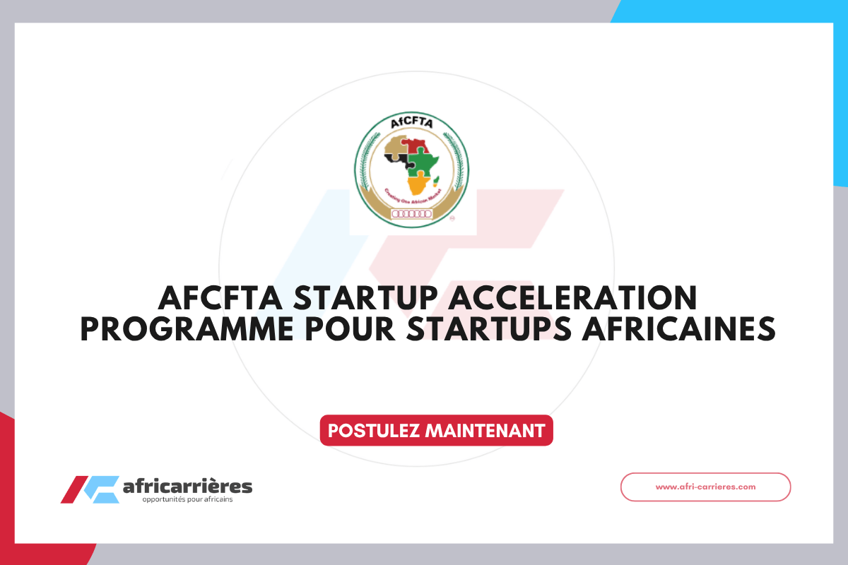 AfCFTA Startup Acceleration Programme 2026 pour startups africaines
