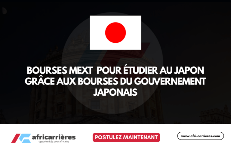Bourses MEXT Japon 2026 pour étudiants ivoiriens