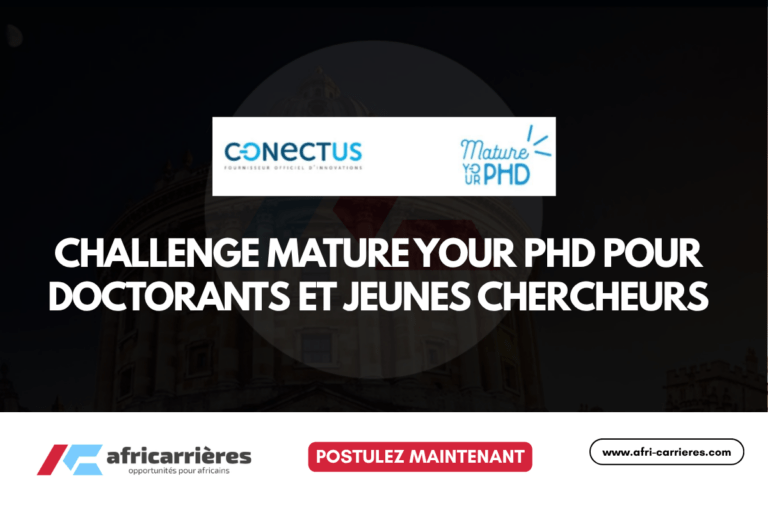 Challenge Mature Your PhD 2026 pour doctorants et jeunes chercheurs