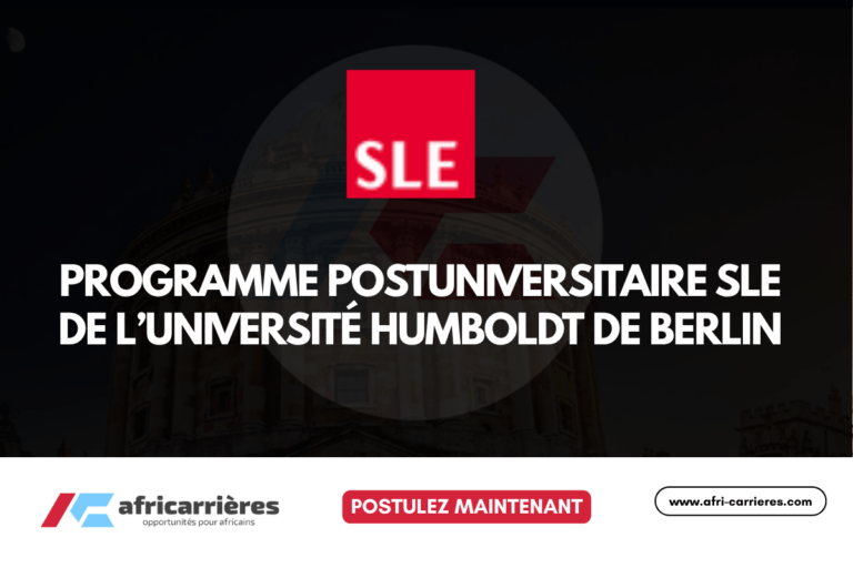 SLE Postgraduate Programme 2026 de l’Université Humboldt de Berlin