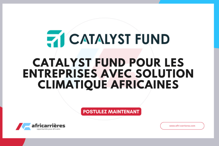 Catalyst Fund 2025 pour les entreprises africaines