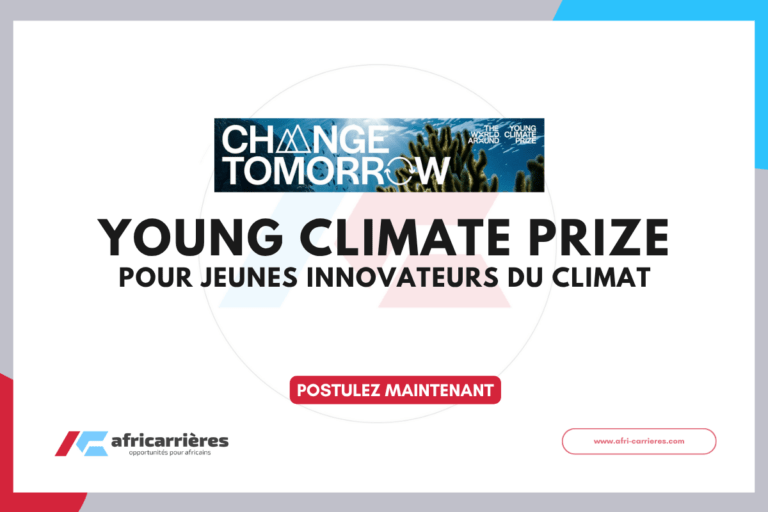 Young Climate Prize 2026 pour jeunes innovateurs du climat