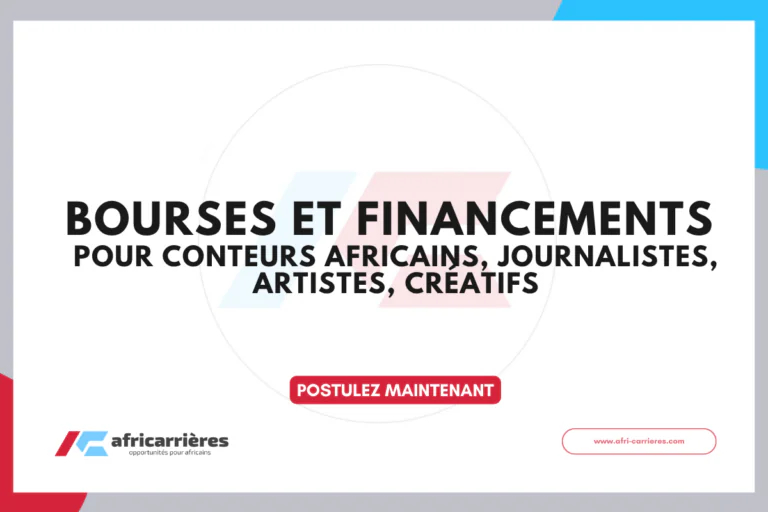 bourses et financements pour Conteurs africains, journalistes, artistes, créatifs