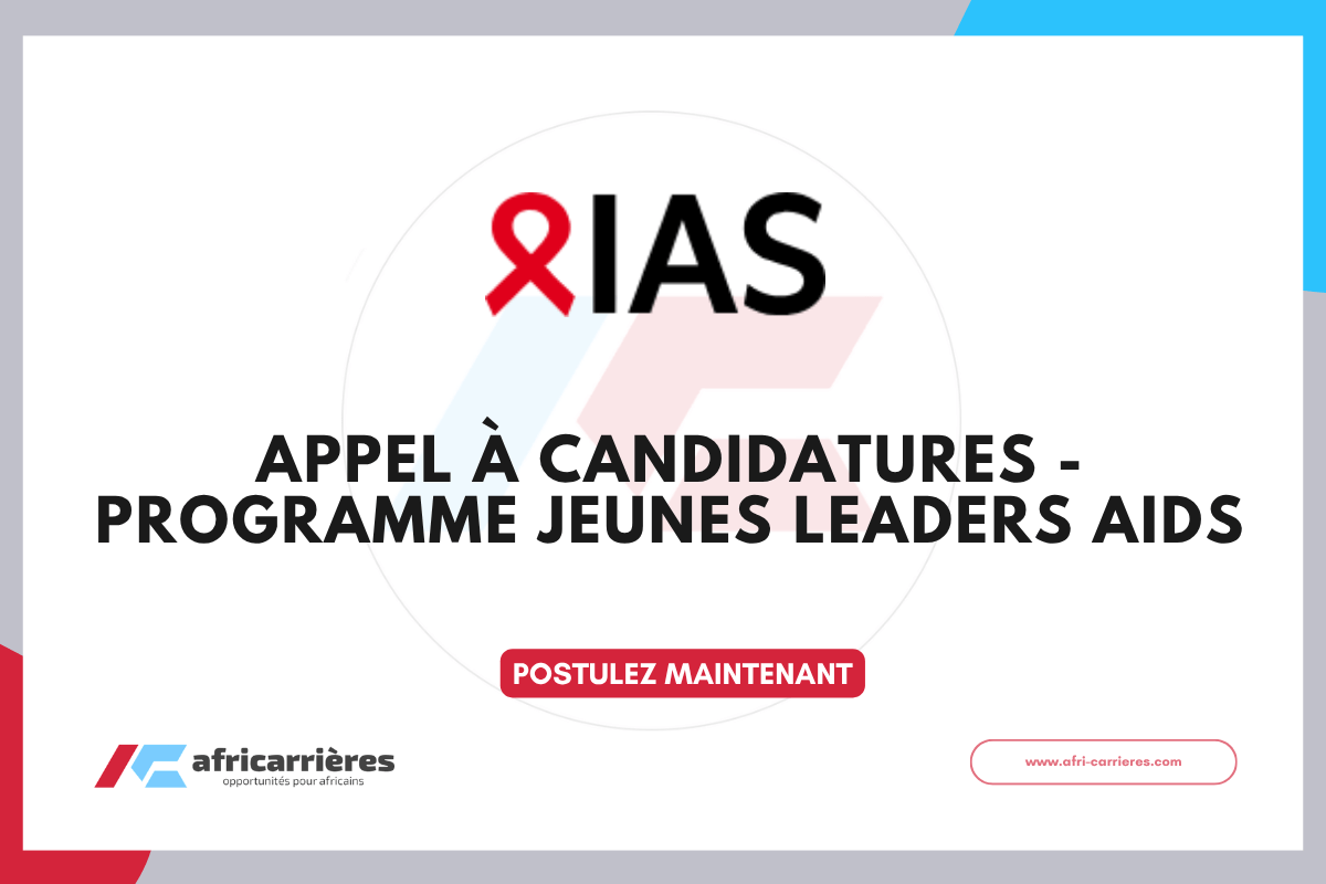 Appel à candidatures - Programme Jeunes Leaders AIDS 2026