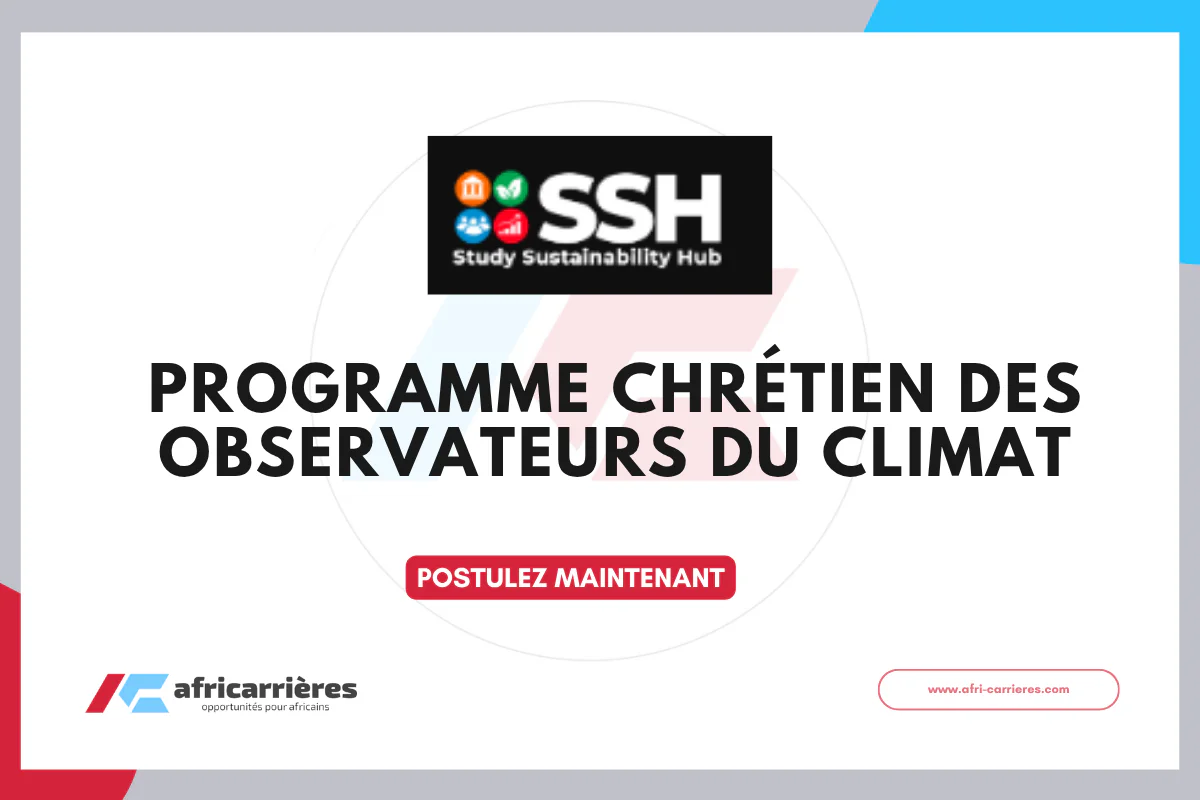 Christian Climate Observers Program 2026 pour participer à la COP31