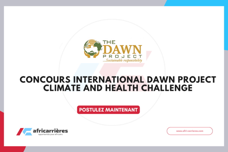 Dawn Project Climate and Health Challenge 2026 pour climat et santé