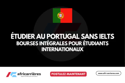 Étudier au Portugal sans IELTS Bourses intégrales 2026 pour étudiants internationaux