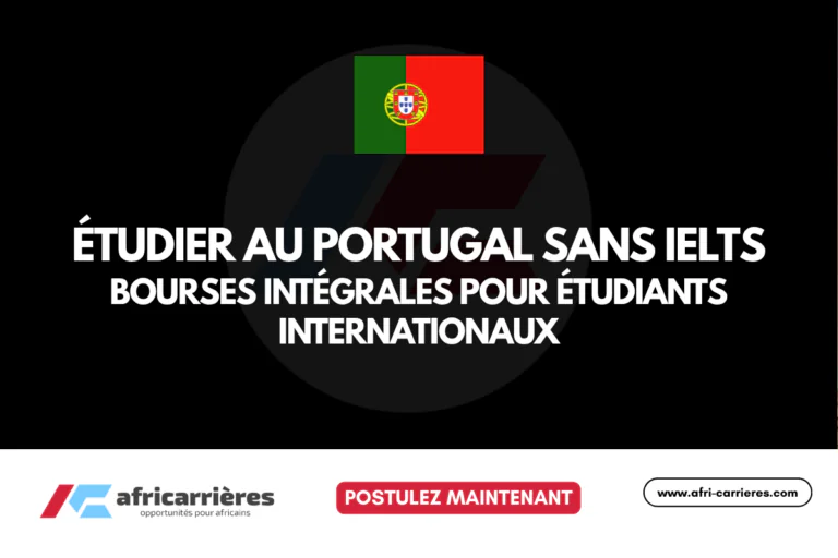 Étudier au Portugal sans IELTS Bourses intégrales 2026 pour étudiants internationaux