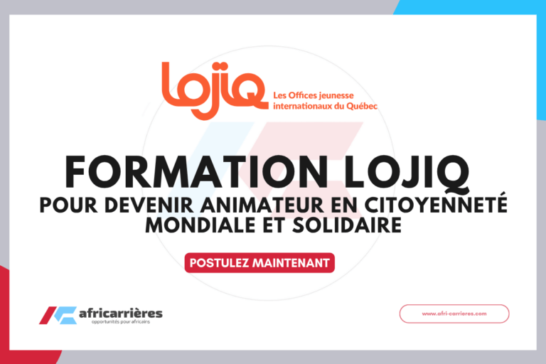 Formation LOJIQ POUR DevenIR animateur en citoyenneté mondiale et solidaire 2026