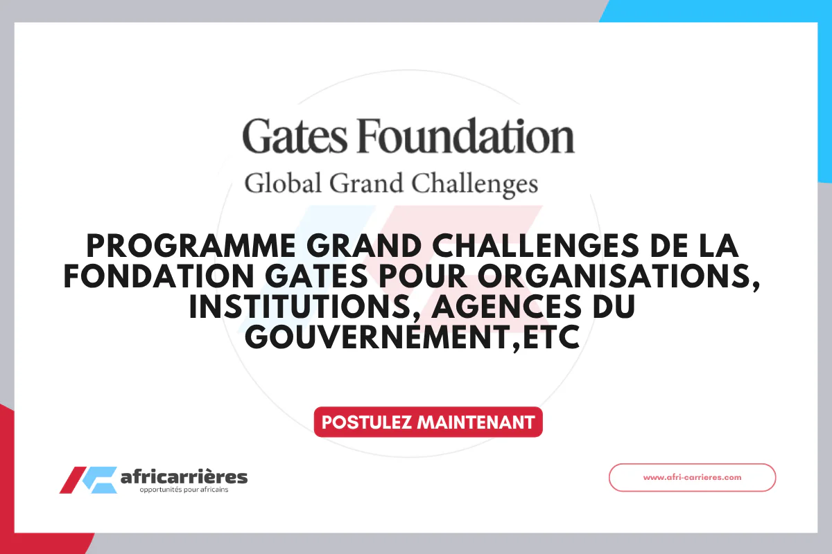 Programme Grand Challenges de la Fondation Gates 2026