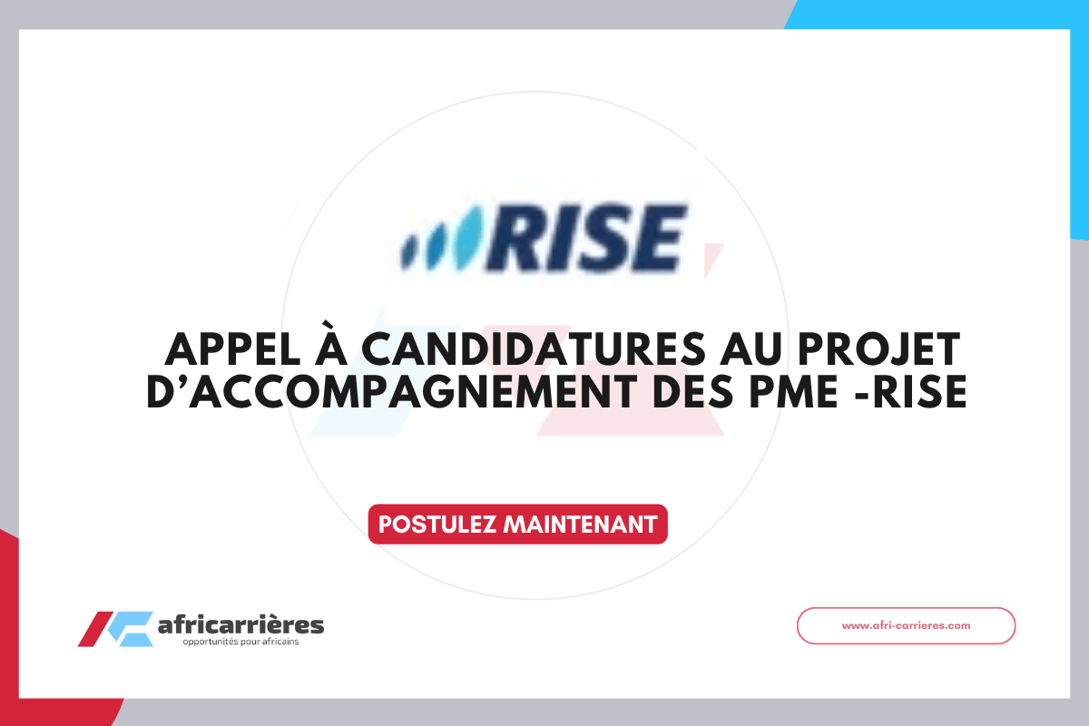 Programme RISE 2026 - Appel à candidatures pour startups et PME au Bénin
