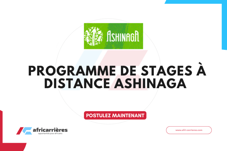 Programme de stages Ashinaga à distance 2025-2026